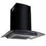 Campana extractora pared 60 cm acero inoxidable 756 m³/h negro de vidaXL, Extractores - Ref: Foro24-50707, Precio: 155,27 €, ...