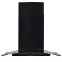 Campana extractora pared 60 cm acero inoxidable 756 m³/h negro de vidaXL, Extractores - Ref: Foro24-50707, Precio: 155,27 €, ...