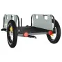 Remolque para bicicletas hierro y tela Oxford gris de vidaXL, Remolques para bicicletas - Ref: Foro24-94161, Precio: 78,65 €,...