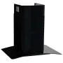 Campana extractora pared 60 cm acero inoxidable 756 m³/h negro de vidaXL, Extractores - Ref: Foro24-50707, Precio: 155,27 €, ...