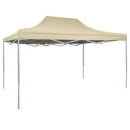 Cream-colored steel professional folding tent 3x4 m by vidaXL, Tents and gazebos - Ref: Foro24-48892, Price: 118,97 €, Discou...