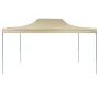 Cream-colored steel professional folding tent 3x4 m by vidaXL, Tents and gazebos - Ref: Foro24-48892, Price: 118,97 €, Discou...