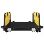 Remolque para bicicletas hierro y tela Oxford amarillo de vidaXL, Remolques para bicicletas - Ref: Foro24-94162, Precio: 76,0...
