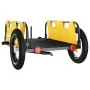 Remolque para bicicletas hierro y tela Oxford amarillo de vidaXL, Remolques para bicicletas - Ref: Foro24-94162, Precio: 76,0...