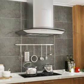 Wall-mounted extractor hood 90 cm stainless steel 756 m³/h LED by vidaXL, Extractors - Ref: Foro24-50666, Price: 218,60 €, Di...