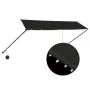 Toldo retráctil con LED gris antracita 350x150 cm de vidaXL, Toldos - Ref: Foro24-145919, Precio: 63,56 €, Descuento: %