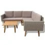 Set de muebles de jardín 4 piezas y cojines ratán PE gris de vidaXL, Conjuntos de jardín - Ref: Foro24-43133, Precio: 469,30 ...