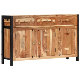 Aparador de madera maciza de acacia 120x35x75 cm de vidaXL, Aparadores - Ref: Foro24-247449, Precio: 371,19 €, Descuento: %