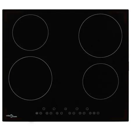 Placa vitrocerámica 4 quemadores control táctil 6000 W de vidaXL, Placas de cocina - Ref: Foro24-50784, Precio: 247,87 €, Des...