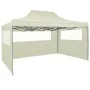 Carpa plegable profesional con 4 paredes acero color crema 3x4m de vidaXL, Carpas y cenadores - Ref: Foro24-48894, Precio: 17...