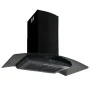 Campana extractora pared 90 cm acero inoxidable 756 m³/h negro de vidaXL, Extractores - Ref: Foro24-50706, Precio: 208,02 €, ...
