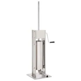Embutidora manual de acero inoxidable plateado 7 L de vidaXL, Electrodomésticos de cocina - Ref: Foro24-50963, Precio: 242,94...