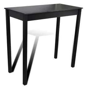Mesa alta negra de MDF 115x55x107 cm de vidaXL, Mesas de cocina y de comedor - Ref: Foro24-240378, Precio: 122,46 €, Descuent...