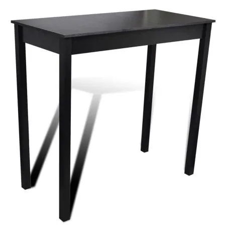 Mesa alta negra de MDF 115x55x107 cm de vidaXL, Mesas de cocina y de comedor - Ref: Foro24-240378, Precio: 122,46 €, Descuent...