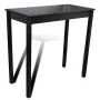 Mesa alta negra de MDF 115x55x107 cm de vidaXL, Mesas de cocina y de comedor - Ref: Foro24-240378, Precio: 122,46 €, Descuent...