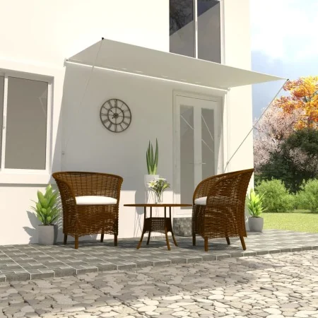 Toldo retráctil 350x150 cm crema de vidaXL, Toldos - Ref: Foro24-143768, Precio: 58,89 €, Descuento: %