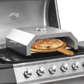 Pizza oven with ceramic stone for charcoal gas barbecue by vidaXL, Pizza making devices - Ref: Foro24-47395, Price: 81,71 €, ...