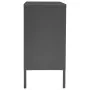 Aparador de acero y vidrio templado antracita 75x35x70 cm de vidaXL, Aparadores - Ref: Foro24-336075, Precio: 166,01 €, Descu...