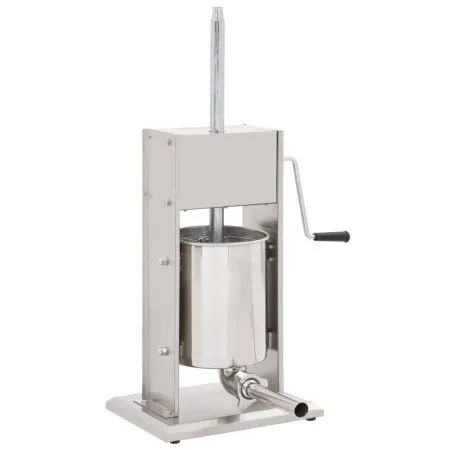 Manuelle Wurstfüllmaschine aus silbernem Edelstahl 10 L von vidaXL, Küchengeräte - Ref: Foro24-50964, Preis: 314,60 €, Rabatt: %