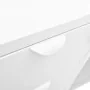 Aparador de acero y vidrio templado blanco 105x35x70 cm de vidaXL, Aparadores - Ref: Foro24-336077, Precio: 203,30 €, Descuen...
