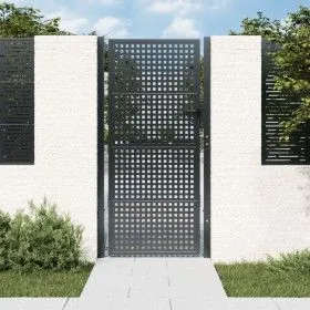 Anthracite gray steel garden gate 105x250 cm by vidaXL, garden gates - Ref: Foro24-154564, Price: 282,17 €, Discount: %