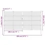 Anthrazitgraues Gartentor aus Stahl 400x250 cm von vidaXL, Gartentore - Ref: Foro24-154576, Preis: 1,00 €, Rabatt: %