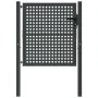 Anthrazitgraues Gartentor aus Stahl 105x150 cm von vidaXL, Gartentore - Ref: Foro24-154560, Preis: 161,69 €, Rabatt: %
