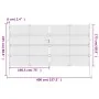 Anthrazitgraues Gartentor aus Stahl 400x225 cm von vidaXL, Gartentore - Ref: Foro24-154575, Preis: 970,53 €, Rabatt: %