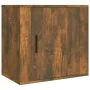 Mesitas de noche de pared 2 uds color roble ahumado 50x30x47 cm de vidaXL, Mesitas de noche - Ref: Foro24-816875, Precio: 43,...