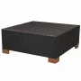 Muebles de jardín y cojines 8 piezas ratán sintético negro de vidaXL, Conjuntos de jardín - Ref: Foro24-42756, Precio: 950,21...
