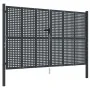 Puerta de jardín acero gris antracita 300x225 cm de vidaXL, Puertas de jardín - Ref: Foro24-154569, Precio: 841,62 €, Descuen...