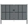 Puerta de jardín acero gris antracita 300x225 cm de vidaXL, Puertas de jardín - Ref: Foro24-154569, Precio: 841,62 €, Descuen...