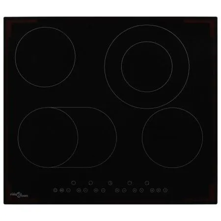 Vitrocerámica con 4 quemadores control táctil 6600 W de vidaXL, Placas de cocina - Ref: Foro24-50785, Precio: 244,53 €, Descu...