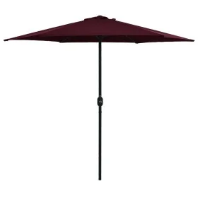 Gartenschirm mit burgunderrotem Aluminiummast 270x246cm von vidaXL, Sonnenschirme - Ref: Foro24-47348, Preis: 55,04 €, Rabatt: %