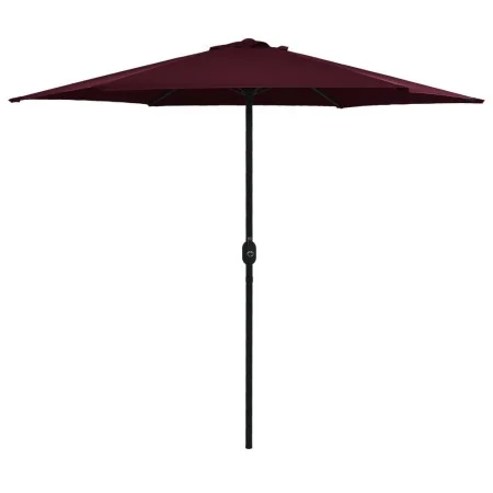 Sombrilla de jardín con palo de aluminio rojo burdeos 270x246cm de vidaXL, Sombrillas - Ref: Foro24-47348, Precio: 55,04 €, D...