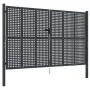 Puerta de jardín acero gris antracita 300x250 cm de vidaXL, Puertas de jardín - Ref: Foro24-154570, Precio: 937,11 €, Descuen...