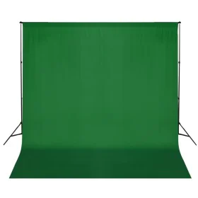 Sistema de soporte de telón fondo 600x300 cm verde de vidaXL, Fondos - Ref: Foro24-160060, Precio: 87,80 €, Descuento: %