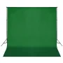 Sistema de soporte de telón fondo 600x300 cm verde de vidaXL, Fondos - Ref: Foro24-160060, Precio: 87,80 €, Descuento: %