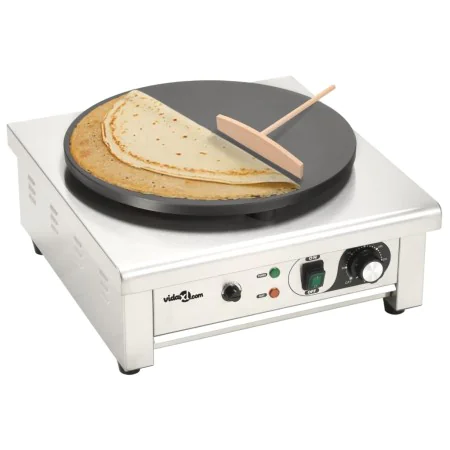 Crepera con bandeja extraíble 40 cm 3000 W de vidaXL, Placas para calentar - Ref: Foro24-50740, Precio: 307,79 €, Descuento: %