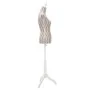 Maniquí de busto de mujer algodón blanco con rayas de vidaXL, Galanes de noche - Ref: Foro24-30031, Precio: 80,05 €, Descuent...