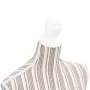 Maniquí de busto de mujer algodón blanco con rayas de vidaXL, Galanes de noche - Ref: Foro24-30031, Precio: 80,05 €, Descuent...