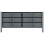 Gartentor aus anthrazitgrauem Stahl 400x150 cm von vidaXL, Gartentore - Ref: Foro24-154574, Preis: 879,38 €, Rabatt: %