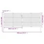 Gartentor aus anthrazitgrauem Stahl 400x150 cm von vidaXL, Gartentore - Ref: Foro24-154574, Preis: 879,38 €, Rabatt: %