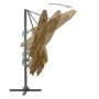 Sombrilla de jardín con base portátil gris topo de vidaXL, Sombrillas - Ref: Foro24-276348, Precio: 241,09 €, Descuento: %