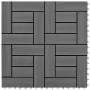 Set 11 baldosas grises 30 x 30 cm de WPC, 1 metro cuadrado de vidaXL, Suelos y moquetas - Ref: Foro24-41551, Precio: 57,02 €,...