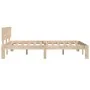 Estructura de cama madera maciza 120x190 cm de vidaXL, Camas y somieres - Ref: Foro24-810465, Precio: 111,03 €, Descuento: %