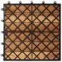 Baldosas de terraza diseño vertical 10 unidades acacia 30x30 cm de vidaXL, Suelos y moquetas - Ref: Foro24-41584, Precio: 42,...