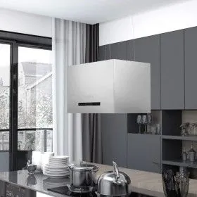 Campana extractora colgante táctil LCD acero inoxidable 55 cm de vidaXL, Extractores - Ref: Foro24-51020, Precio: 277,07 €, D...