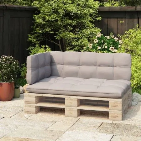 Respaldo para sofá de palets 110 cm hierro negro de vidaXL, Accesorios para muebles de jardín - Ref: Foro24-315790, Precio: 5...