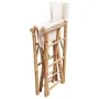 Sillas plegables de director 2 unidades bambú y lona de vidaXL, Sillas de jardín - Ref: Foro24-41895, Precio: 99,75 €, Descue...